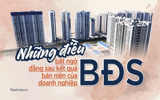 Những điều bất ngờ đằng sau kết quả bán niên của doanh nghiệp bất động sản