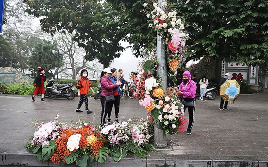 Hơn 100 cột đèn “nở hoa“ giữa trung tâm Hà Nội