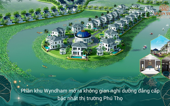 Vườn Vua Resort & Villas đáp ứng đa dạng nhu cầu kép: Đầu tư bất động sản và nghỉ dưỡng sức khỏe 