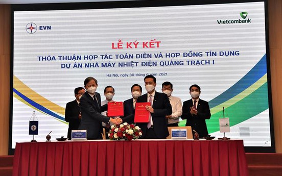 Vietcombank và EVN ký kết Thỏa thuận hợp tác toàn diện và tài trợ cho Nhiệt điện Quảng Trạch 1