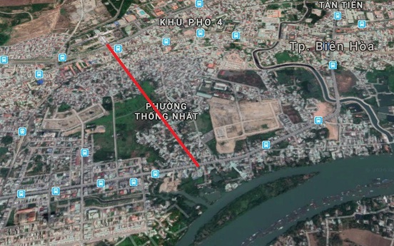 Trình Thủ tướng dự án trục đường trung tâm Biên Hoà