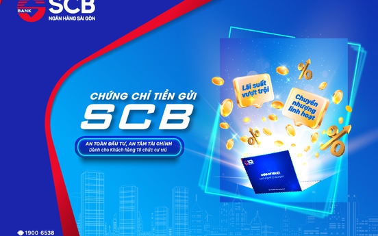 SCB phát hành chứng chỉ tiền gửi mới cho khách hàng doanh nghiệp