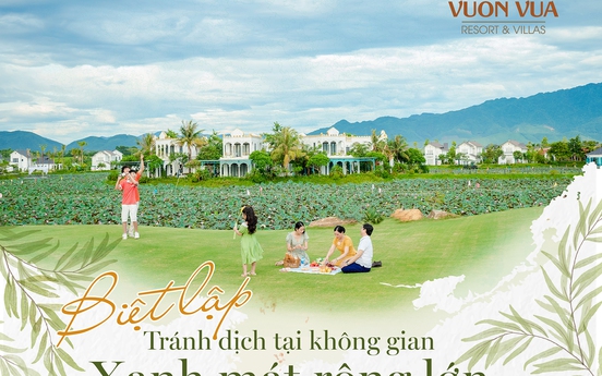 Biệt lập tránh dịch tại không gian xanh mát rộng lớn