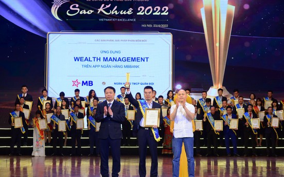  Ứng dụng đầu tư tài chính Wealth Management trên App MBBank đạt giải Sao Khuê 2022