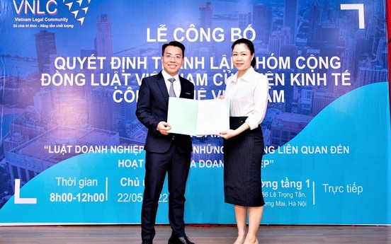 Ra mắt Nhóm Cộng đồng Luật Việt Nam thuộc Viện Kinh tế Công nghệ Việt Nam