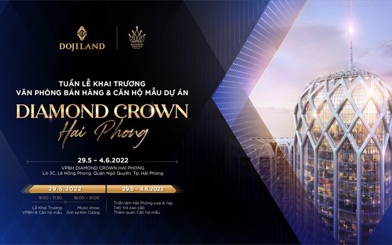 Tuần lễ khai trương văn phòng bán hàng và ra mắt căn hộ mẫu Diamond Crown Hai Phong