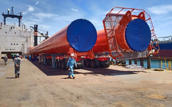 Trungnam SMC vận chuyển thành công kiện hàng lớn với trọng lượng lên đến 2.461 tấn
