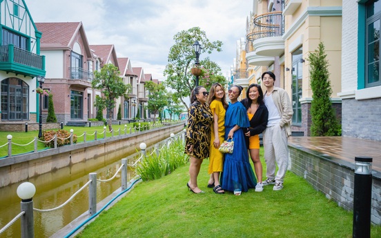 Đại gia đình Đoan Trang “chill hè” tại NovaWorld Ho Tram