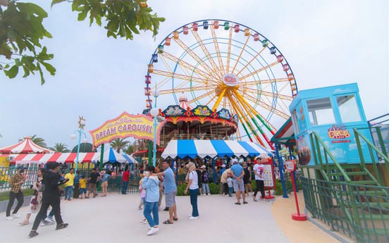 Công viên giải trí kiểu Mỹ thu hút hơn 100.000 lượt khách tại NovaWorld Phan Thiet