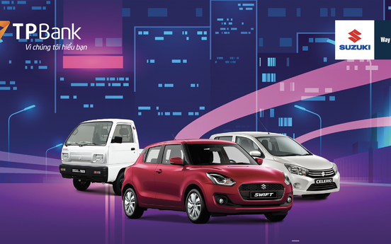TPBank và Suzuki hợp tác cho vay mua ô tô chỉ với 0% lãi suất