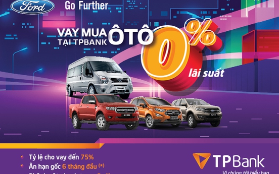 Dễ dàng sở hữu xe Ford với lãi suất 0%