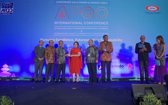 Tân Á Đại Thành nhận giải thưởng chất lượng Châu Á Thái Bình Dương 2019