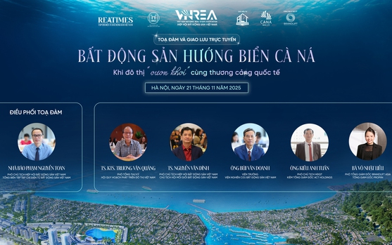 Hôm nay diễn ra Tọa đàm và giao lưu trực tuyến: “Bất động sản hướng biển Cà Ná: Khi đô thị “vươn khơi” cùng thương cảng quốc tế”