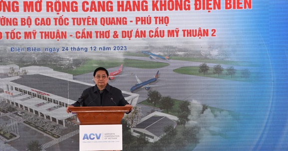 Khánh thành Dự án đầu tư xây dựng mở rộng Cảng hàng không Điện Biên