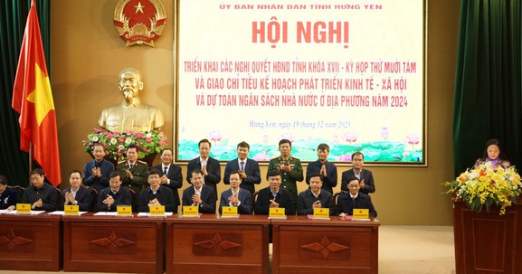 Ủy ban nhân dân tỉnh Hưng Yên giao chỉ tiêu kế hoạch phát triển kinh tế