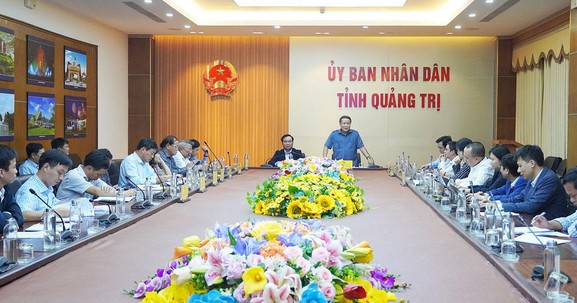 Quảng Trị: Nhà đầu tư báo cáo tiến độ dự án LNG Hải Lăng giai đoạn 1
