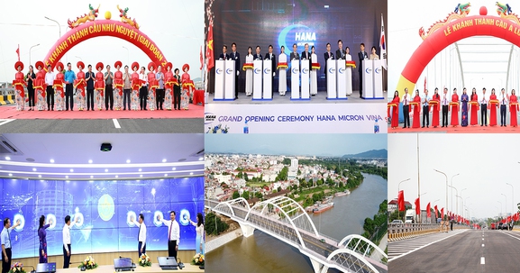 Bắc Giang khánh thành nhiều dự án nổi bật trong năm 2023