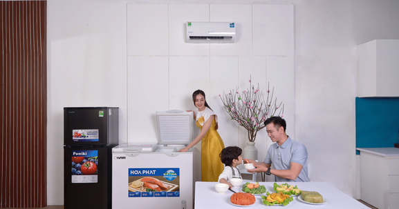 Sắm Tết và nhận nghìn quà tặng từ các sản phẩm Điện lạnh Hoà Phát