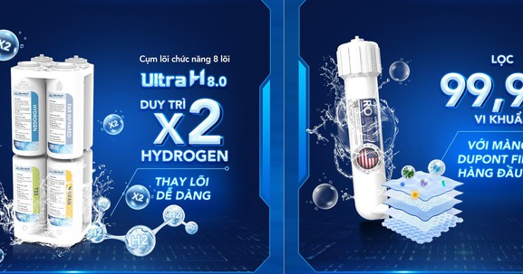 Hòa Phát ra mắt bộ sưu tập máy lọc nước 12 lõi vượt trội