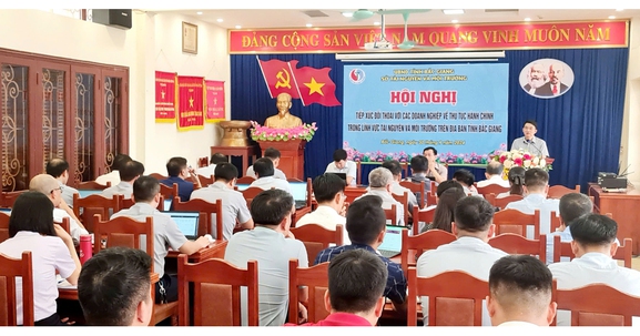 Bắc Giang đối thoại, tháo gỡ khó khăn cho doanh nghiệp trong lĩnh vực đầu tư, xây dựng