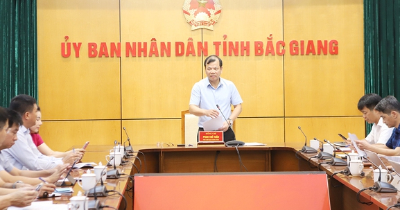 Bắc Giang: Báo cáo tiến độ Dự án hạ tầng KCN Châu Minh - Bắc Lý - Hương Lâm (giai đoạn 1)