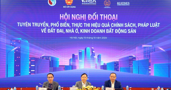 Hội nghị Đối thoại “Tuyên truyền, phổ biến, thực thi hiệu quả chính sách, pháp luật về đất đai, nhà ở, kinh doanh bất động sản”