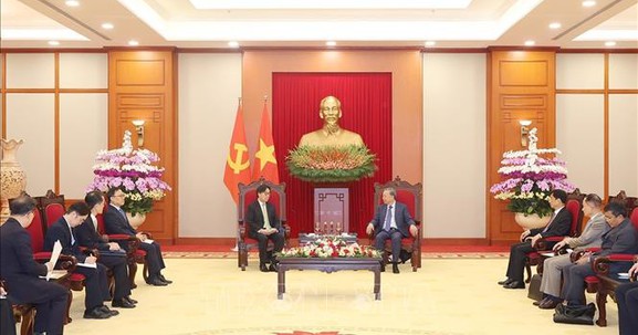 Tổng Bí thư, Chủ tịch nước Tô Lâm tiếp Cố vấn đặc biệt về Ngoại giao, An ninh của Tổng thống Hàn Quốc