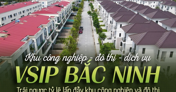 Khu công nghiệp - đô thị - dịch vụ VSIP Bắc Ninh:
Trái ngược tỷ lệ lấp đầy giữa khu công nghiệp và đô thị