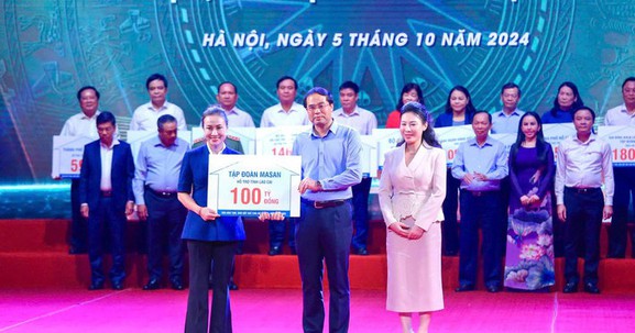 Masan Group trao 100 tỷ hỗ trợ chương trình "Mái ấm cho đồng bào tôi" 