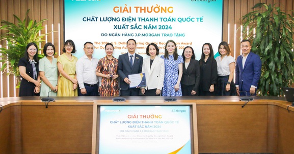 ABBank được vinh danh Ngân hàng có “Chất lượng điện thanh toán quốc tế xuất sắc 2024"