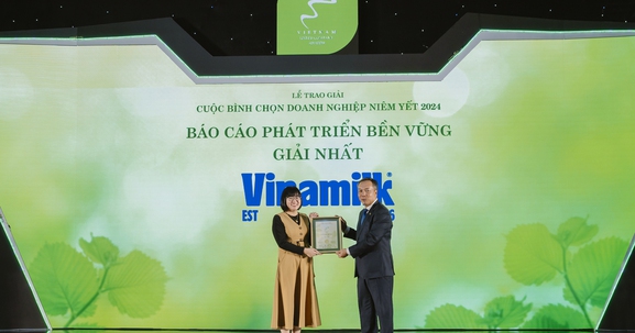 Vinamilk nhận loạt giải thưởng về quản trị và phát triển bền vững