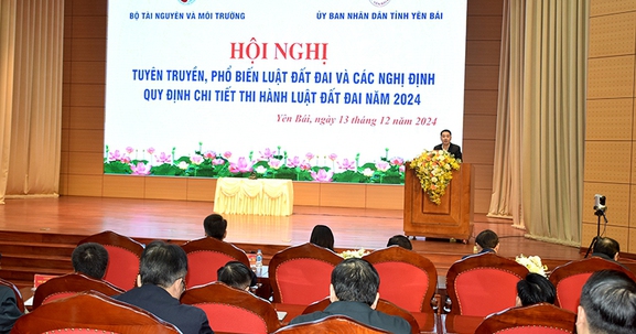 Yên Bái tổ chức Hội nghị tuyên truyền, phổ biến và tập huấn về Luật Đất đai 2024