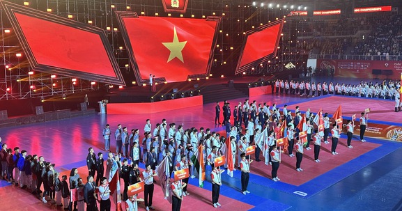 Màn khai mạc ấn tượng của Giải Taekwondo Cảnh sát châu Á mở rộng 2024