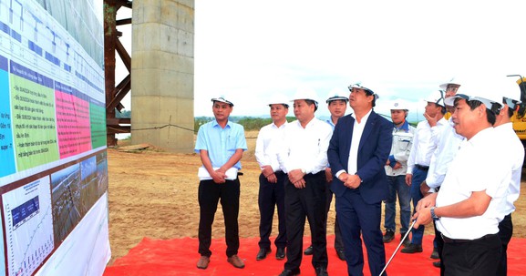 Quảng Nam: Lãnh đạo tỉnh kiểm tra những công trình trọng điểm