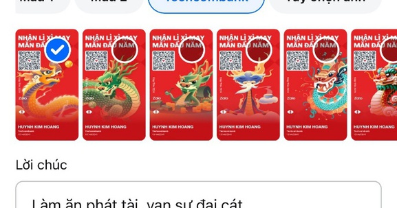 Tăng tốc độ chuyển tiền trên ứng dụng Techcombank Mobile nhờ liên kết thanh toán trên Zalo