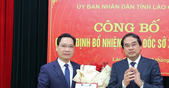 Lào Cai: Bổ nhiệm chức vụ Giám đốc Sở Xây dựng