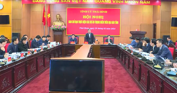 Thái Bình: Tháo gỡ vướng mắc, đẩy nhanh tiến độ triển khai các dự án trọng điểm