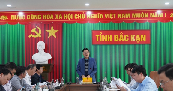 Họp bàn công tác giải phóng mặt bằng tuyến cao tốc Chợ Mới - Bắc Kạn