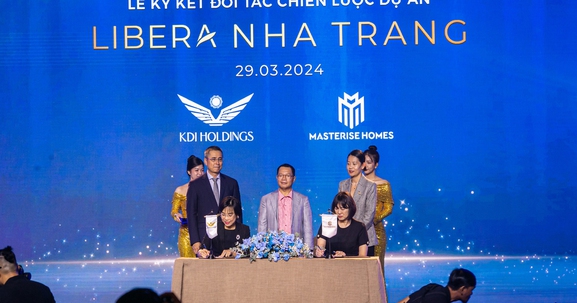 KDI Holdings và Masterise Homes ký kết đồng hành thương hiệu phát triển căn hộ Flex Home thuộc đô thị biển Libera Nha Trang