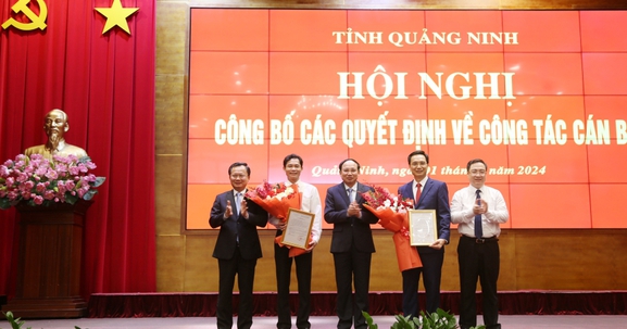 Quảng Ninh điều động, bổ nhiệm nhiều cán bộ cấp sở, ngành, địa phương