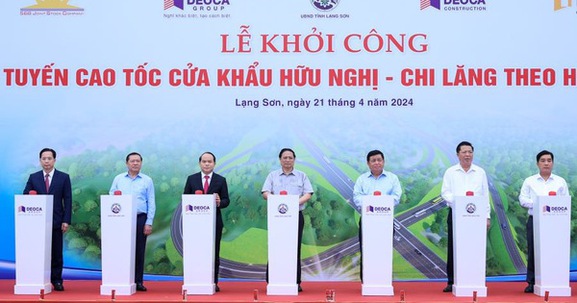 Thủ tướng phát lệnh khởi công đoạn cuối cùng trên tuyến cao tốc Bắc Nam phía đông