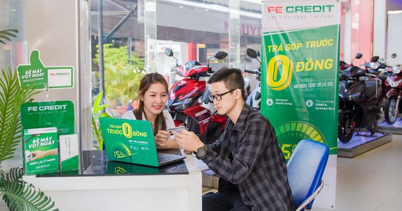 FE Credit ưu đãi khách vay mua xe máy