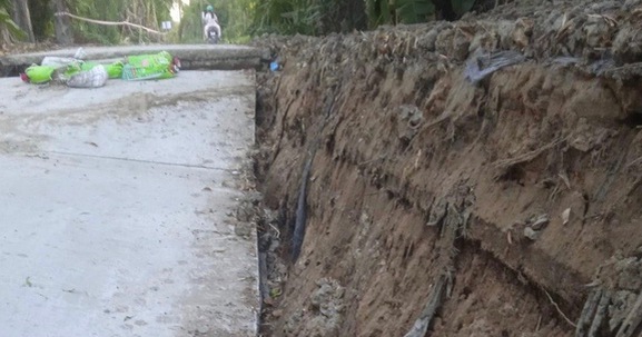 Chủ tịch tỉnh Bạc Liêu chỉ đạo tăng cường các giải pháp khắc phục sụt lún đất
