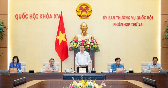 Ủy ban Thường vụ Quốc hội khai mạc Phiên họp thứ 34, xem xét 16 nội dung quan trọng