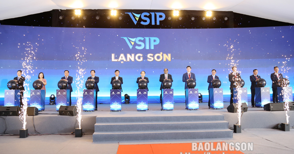 Khởi công Khu công nghiệp VSIP Lạng Sơn: Cụ thể hóa chủ trương tập trung phát triển công nghiệp của tỉnh