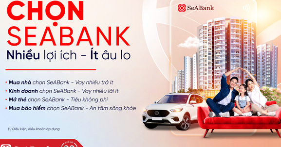 Hè tưng bừng, Chọn SeABank - Nhiều lợi ích - Ít âu lo