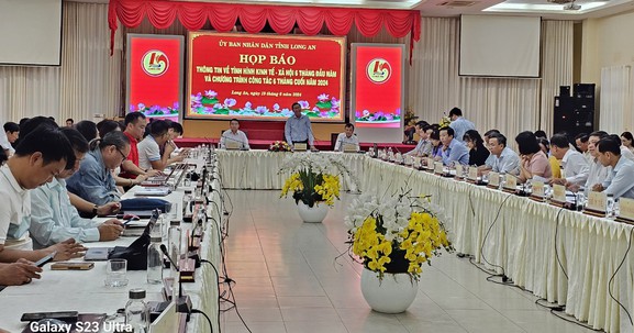 Long An: GRDP 6 tháng đầu năm 2024 cao nhất từ đầu năm 2021 đến nay