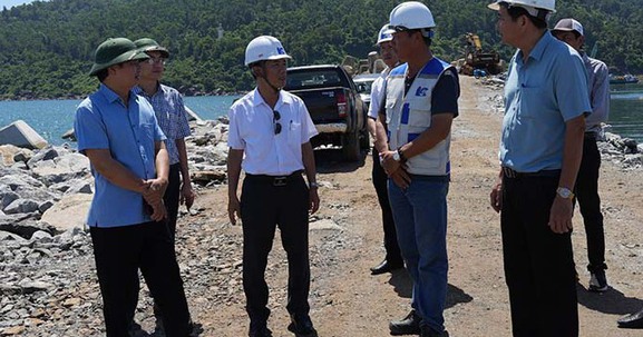 Thừa Thiên Huế: Đẩy nhanh tiến độ thi công Dự án đê chắn sóng cảng Chân Mây giai đoạn 2