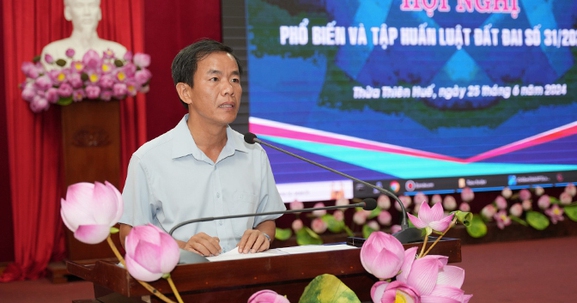 Thừa Thiên Huế: Tập huấn Luật Đất đai năm 2024