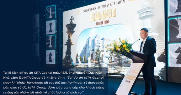 KITA Group chính thức giao Giấy chứng nhận quyền sở hữu biệt thự KITA Captial